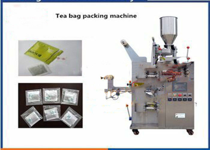 पीएलसी नियंत्रण प्रणाली के साथ 3/4 पक्षों सील स्वचालित चाय बैग पैकिंग मशीन